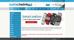 Desktop Screenshot of eushophodinky.cz